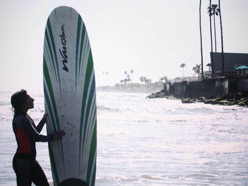 Surfing in Ventura