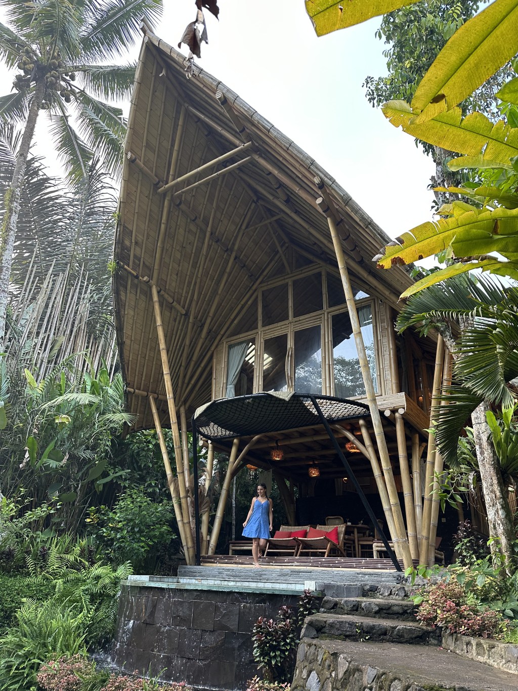 Staying in a Bamboo Tree House in Sideman, Bali